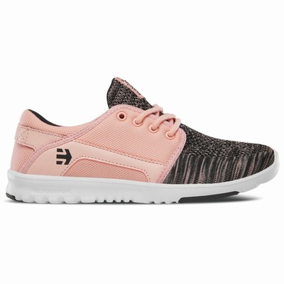 Tenis Etnies SCOUT YARN BOMB Negros/Rosas Para Mujer MX076-FNR